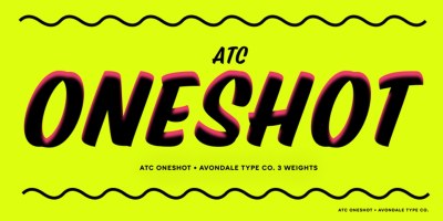 ATC Oneshot Font Family free download – Script And Handwritten font preview