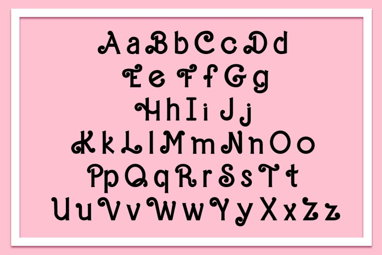 Absolute Blonde Font free download preview 5 – Display Fonts font