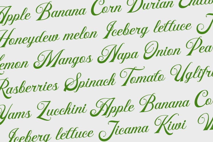 Afferiants Font Family free download preview 9 – Script And Handwritten font