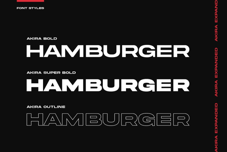 Akira Expanded Font free download preview 2 – Display Fonts font