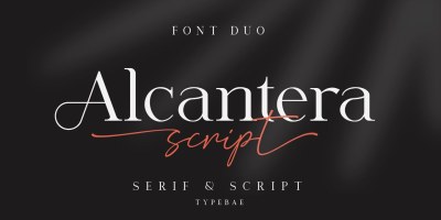 Alcantera Font Duo free download – Serif Fonts font preview