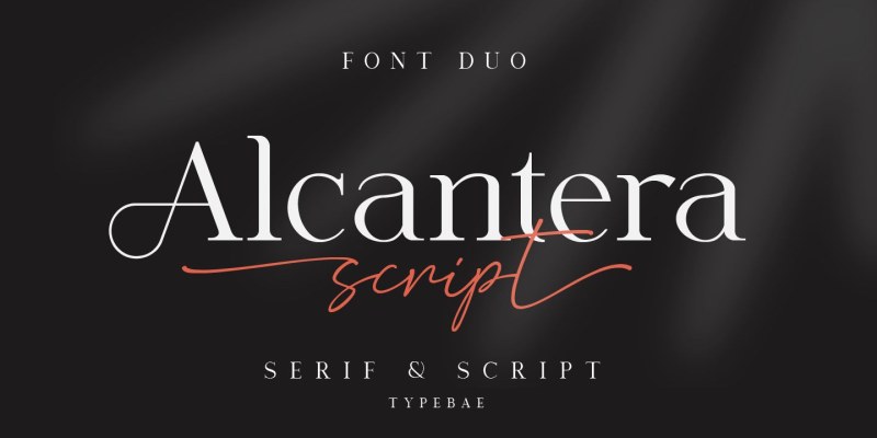 Alcantera Font Duo free download preview 7 – Serif Fonts font