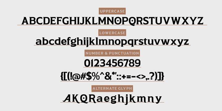 Aliey Font free download preview 4 – Font Family font