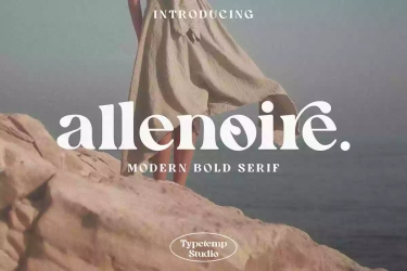 Allenoire Font free download – Modern font preview