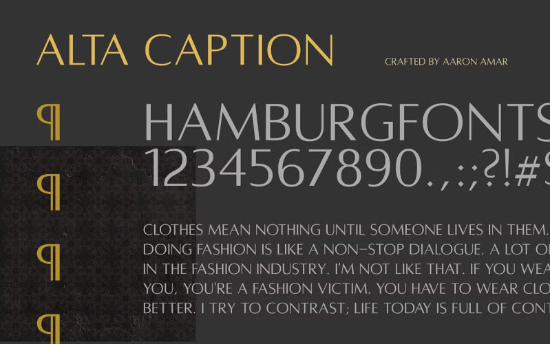 Alta Font free download preview 4 – Serif Fonts font