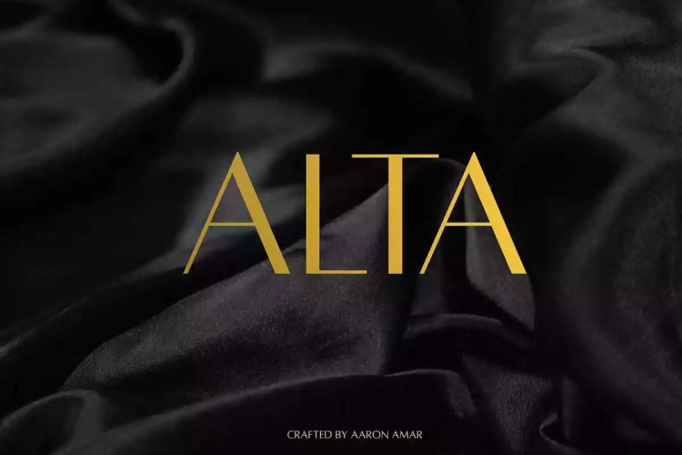 Alta Font free download preview 5 – Serif Fonts font