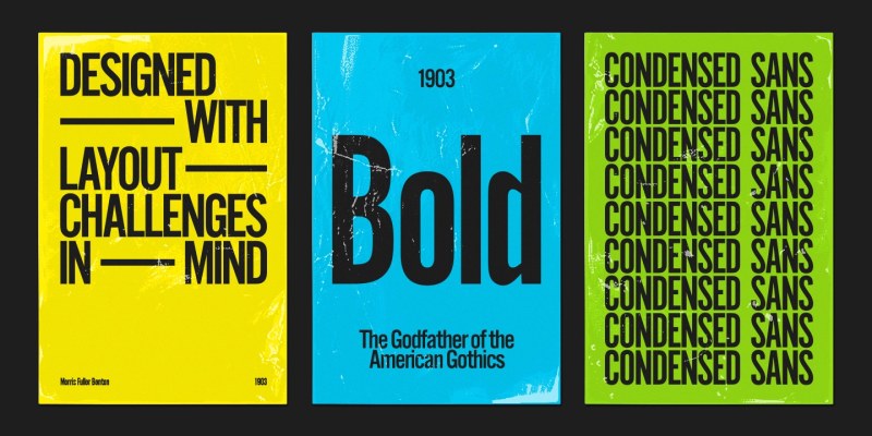 Alternate Gothic Font free download preview 4 – Sans Serif Fonts font