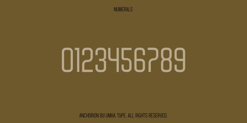 Anchorion Font free download preview 1 – Modern Fonts font