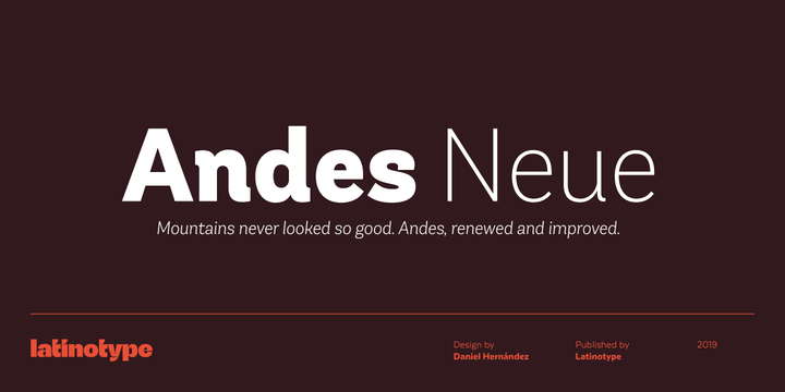 Andes Neue Font free download – Sans Serif Fonts font preview image for Windows and Mac