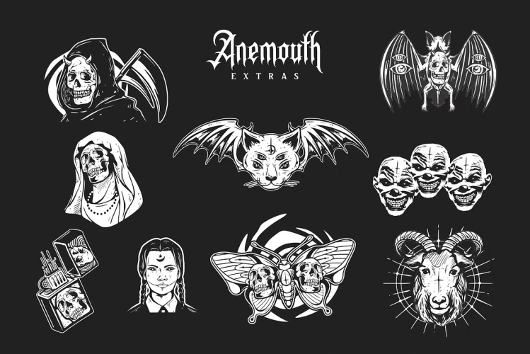Anemouth Font free download preview 9 – Decorative Fonts font