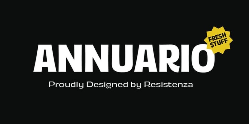 Annuario Font Family free download preview 7 – Sans Serif Fonts font