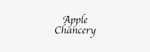 Apple Chancery Font free download – Display Fonts font preview image for Windows and Mac