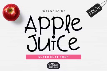 Apple Juice Font free download – Minimal font preview