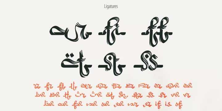 Arabic Script Font Family free download preview 6 – Arabic Font font