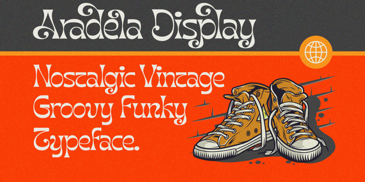 Aradela Display Font free download preview 8 – Display Fonts font