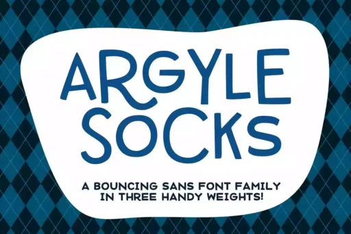 Argyle Socks Font free download – Sans Serif Fonts font preview image for Windows and Mac