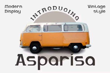 Asparisa Font free download – Bold font preview