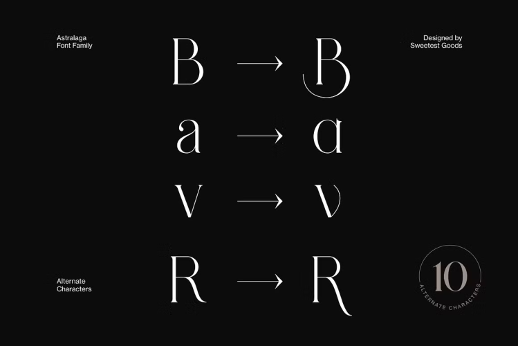 Astralaga Font free download preview 4 – Serif Fonts font