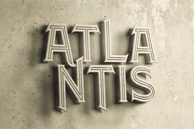 Atlantis Font free download preview 4 – Display Fonts font
