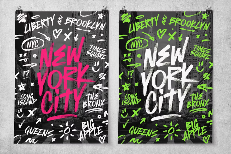 Atomic Marker Font free download preview 5 – Brush Fonts font