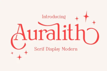 Auralith Font free download – Display Fonts font preview