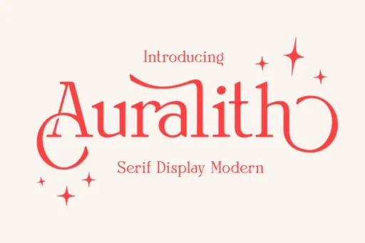 Auralith Font free download – Display Fonts font preview image for Windows and Mac