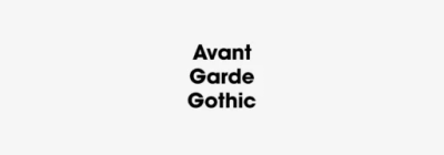 Avant Garde Gothic Font free download – Sans Serif Fonts font preview