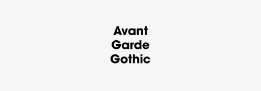 Avant Garde Gothic Font free download – Sans Serif Fonts font preview image for Windows and Mac