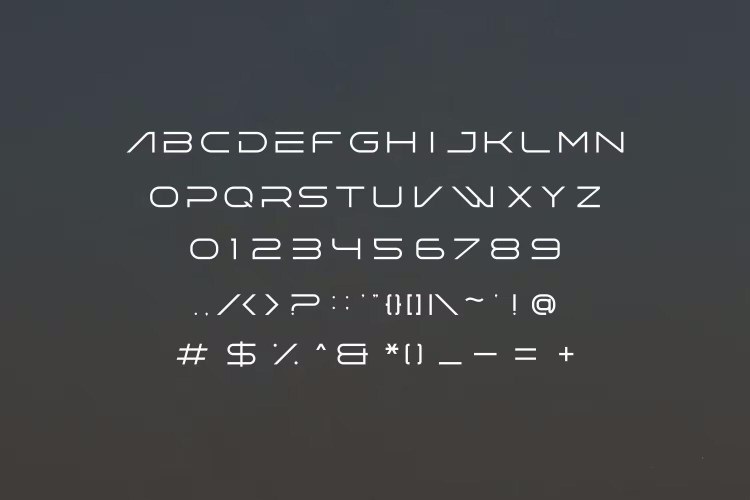 Avapore Technology Font free download preview 3 – Display Fonts font