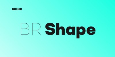 BR Shape Font Family free download – Contemporary font preview