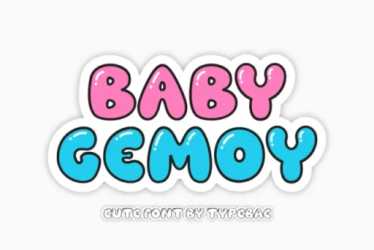 Baby Gemoy Font free download – Professional font preview