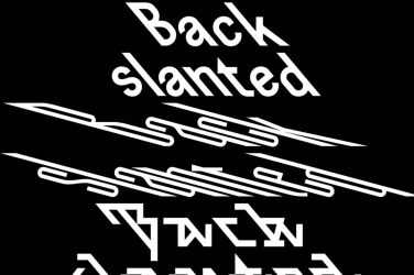 Backslanted Font free download – Decorative Fonts font preview