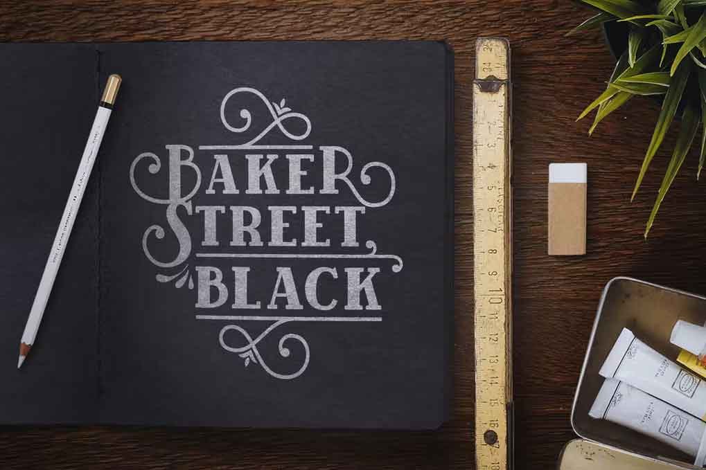 BakerStreet Black Font free download – Serif Fonts font preview image for Windows and Mac