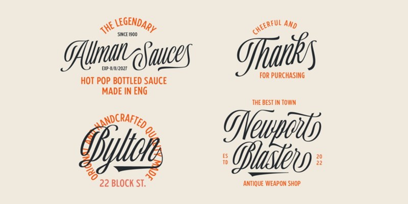 Ballpricks Font Family free download preview 7 – Script And Handwritten font