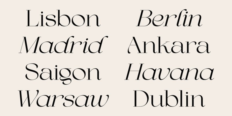 Bargenia Font Family free download preview 4 – Display Fonts font