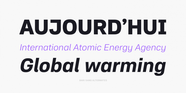 Bari Sans Font free download preview 1 – Sans Serif Fonts font