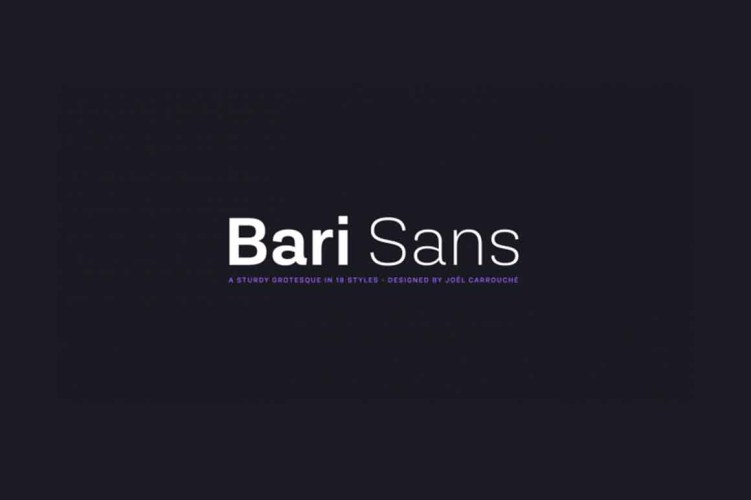 Bari Sans Font free download preview 6 – Sans Serif Fonts font