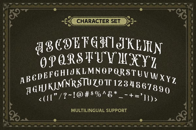 Beardsons Font free download preview 4 – Display Fonts font