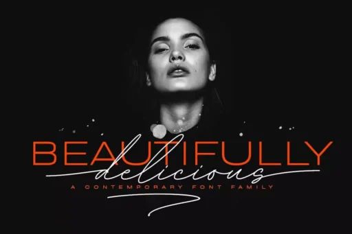 Beautifully Delicious Font free download – Script And Handwritten font preview image for Windows and Mac