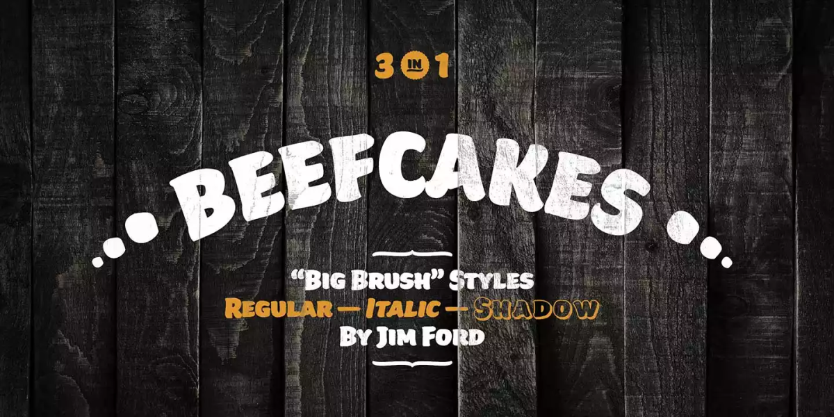 Beefcakes Font free download – Display Fonts font preview image for Windows and Mac