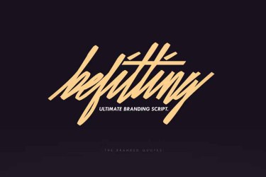 Befitting Script Font free download – Script font preview