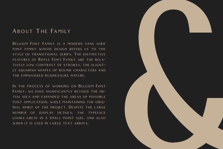 Belgium Font free download preview 1 – Serif Fonts font