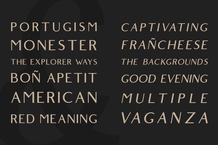 Belgium Font free download preview 4 – Serif Fonts font