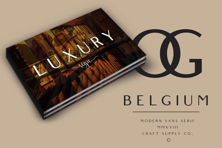 Belgium Font free download preview 5 – Serif Fonts font