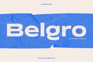 Belgro Display Font free download – Sans Serif Fonts font preview