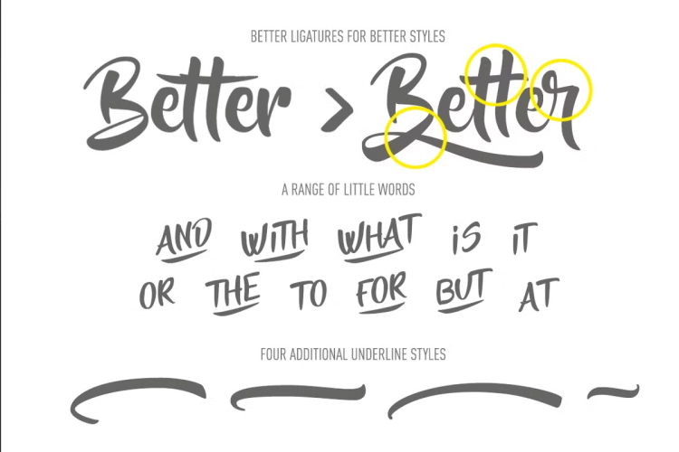 Beyond the Mountains Font free download preview 3 – Script And Handwritten font