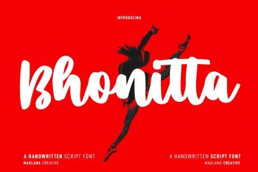 Bhonitta Script Font free download – Script font preview