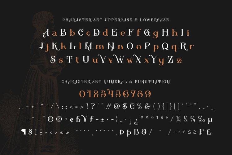 Bifaser – Victorian Font free download preview 4 – Display Fonts font