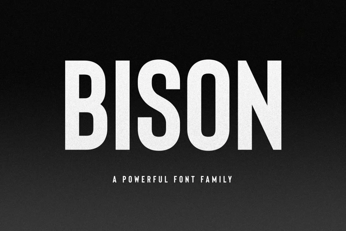 Bison Font free download – Sans Serif Fonts font preview image for Windows and Mac