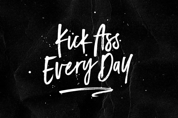Black Diamond Font free download preview 3 – Brush Fonts font